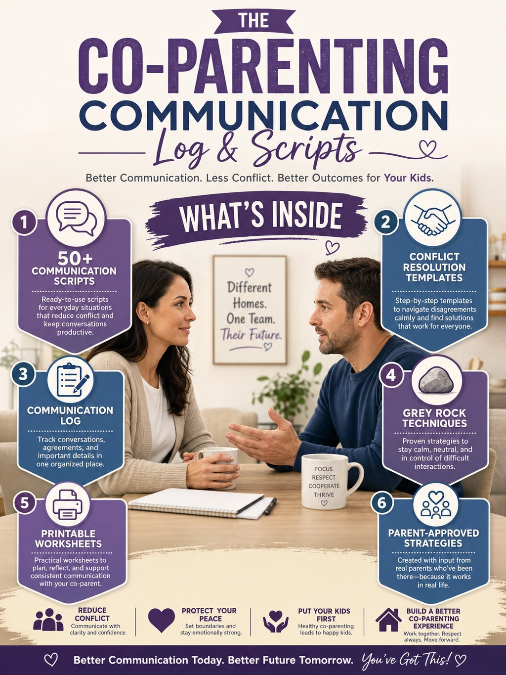 The Co-Parenting Communication Log & Scripts