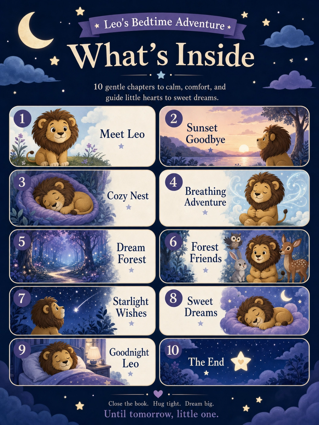 Leo's Peaceful Bedtime Adventure