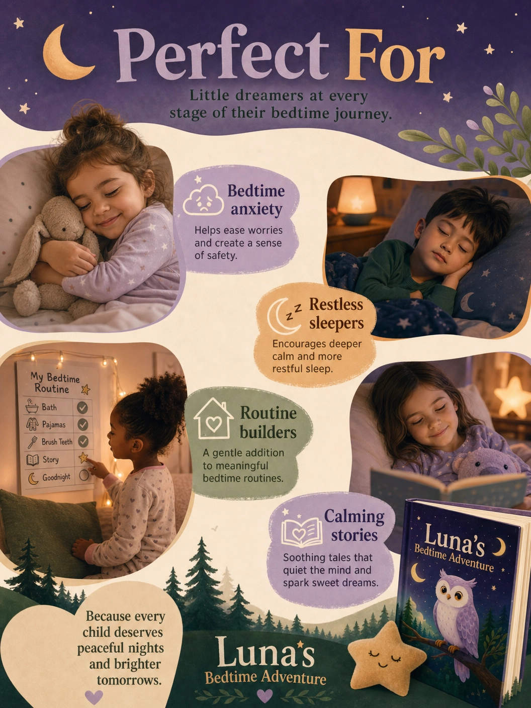 Luna's Peaceful Bedtime Adventure