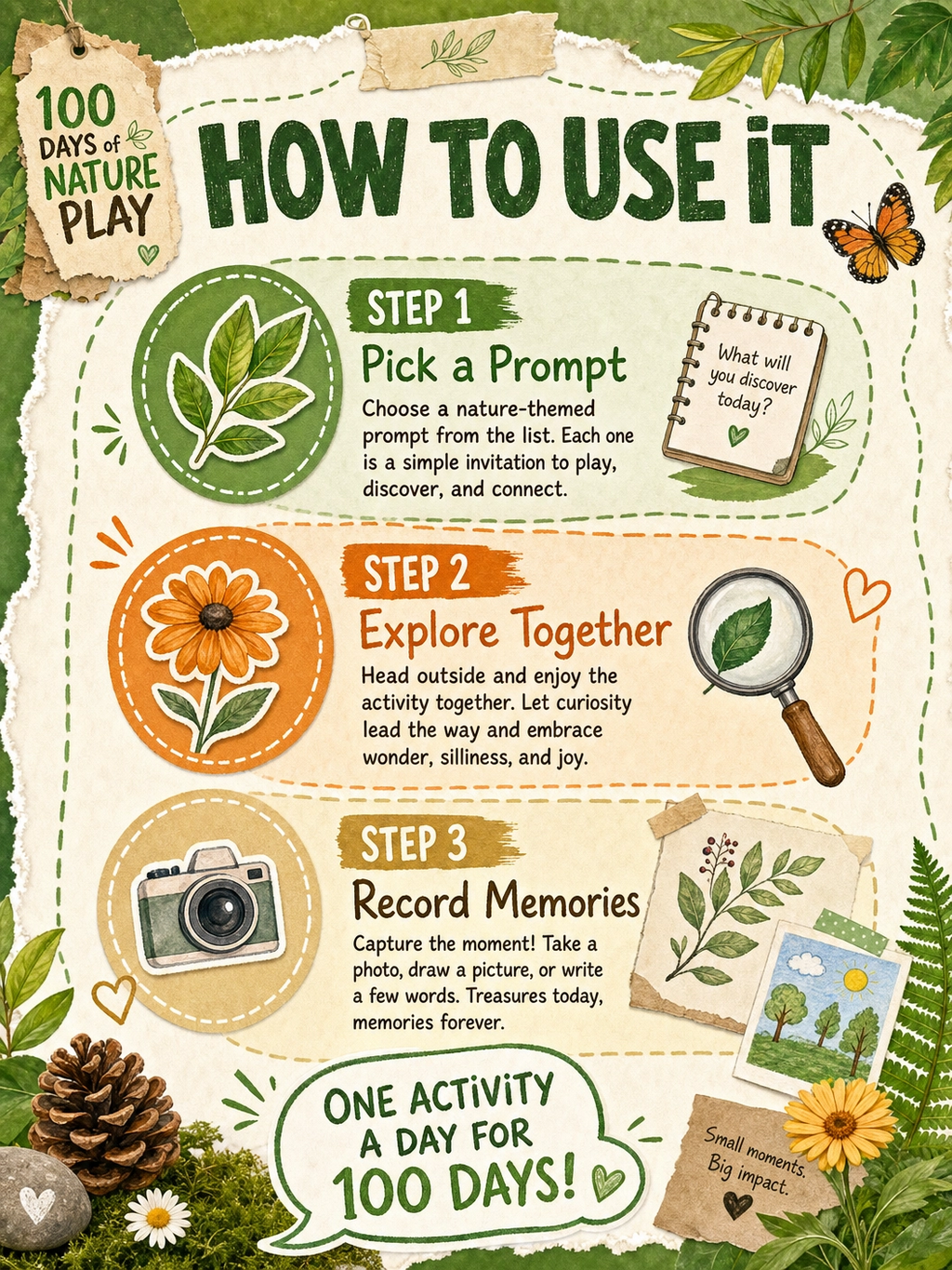 100 Day Nature Play Guide!